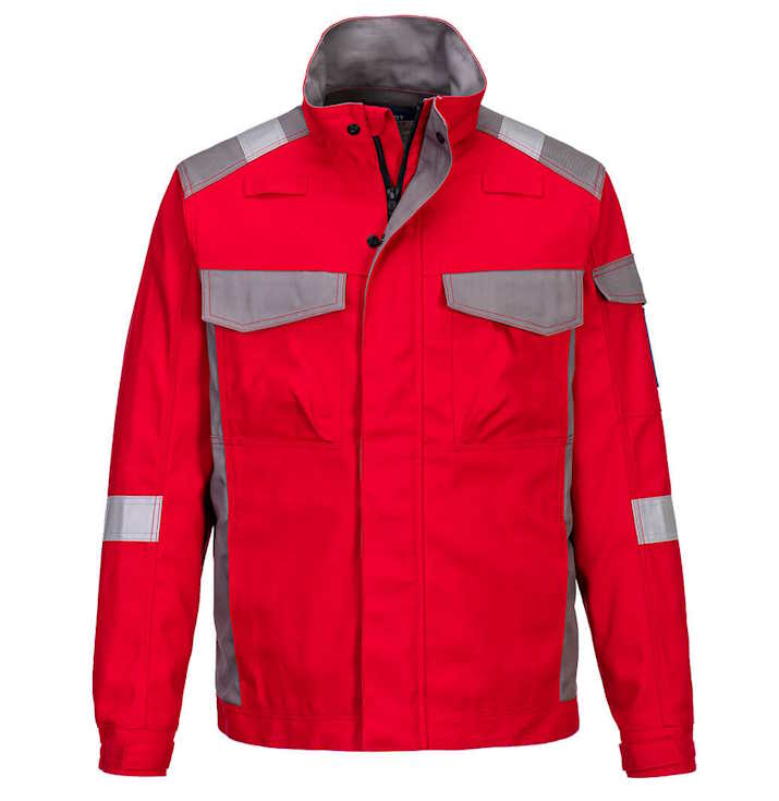 FR08 – Chaqueta bicolor Bizflame Ultra Azulina Rojo