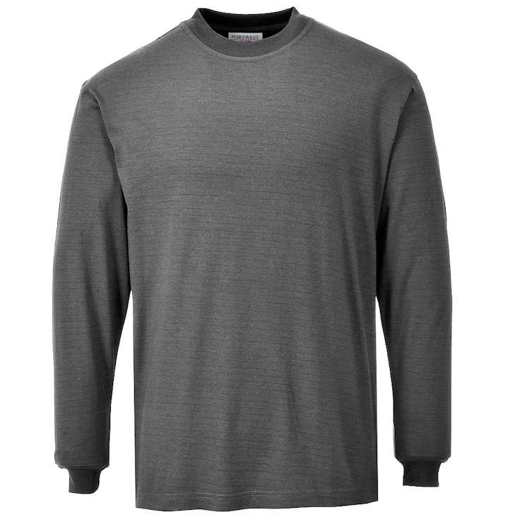 FR11 – Camiseta Modaflame, resistente a la llama y antiestática Gris