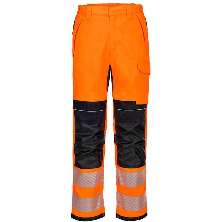 FR414 – Pantalón PW3 FR Modaflame HVO Work Naranja/Negro