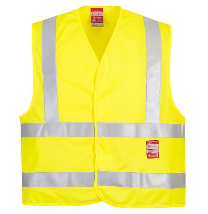 FR75 Chaleco Ignífugo Alta Visibilidad Amarillo