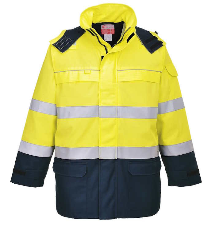 FR79 – Chaqueta Bizflame Rain+ Hi-Vis Arc