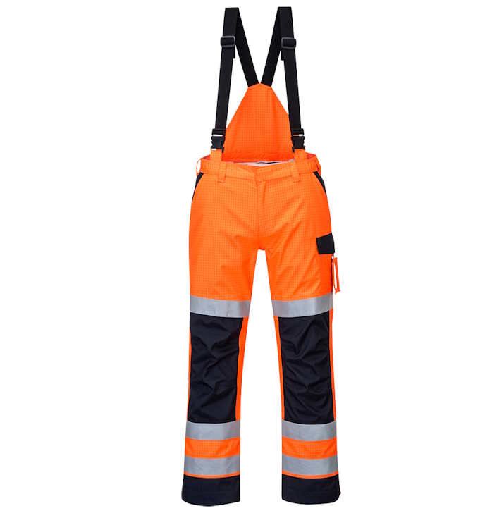 MV71 – Pantalón Modaflame Rain Multi Norm Arc Naranja/Marino