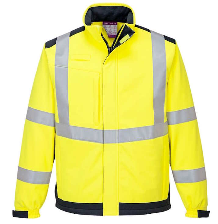 MV72 – Softshell Modaflame Multi Norm Arc Amarillo/Marino